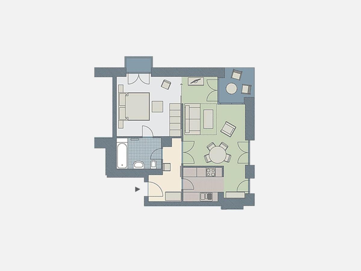 Kaiservillen Heringsdorf - Ferienwohnung Mit 1 Schlafzimmer Und Terrasse D204 Exterior photo